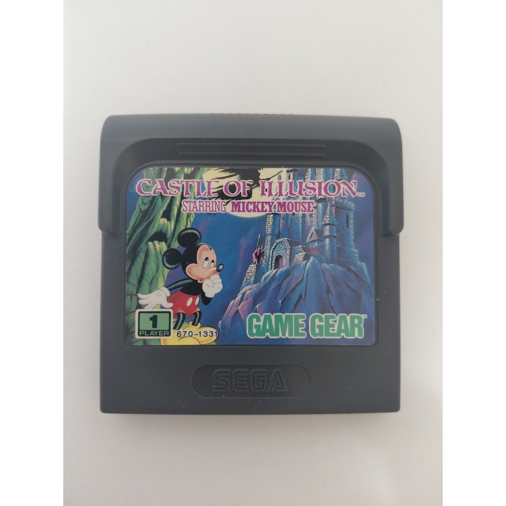 Castle of Illusion Starring Mickey Mouse Sega Game Gear Cartridge 670-1331 Case